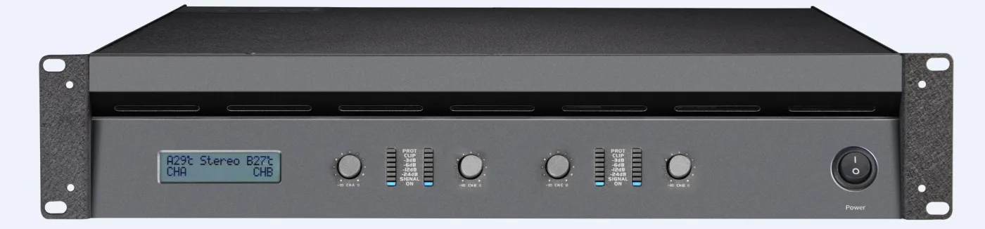 Amplificatori 4 canali rack Elettroacustica EV