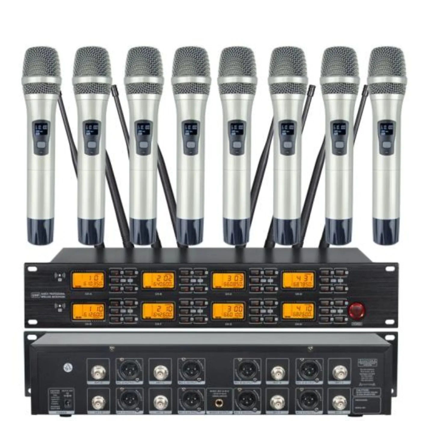 Microfoni wireless 8 canali Elettroacustica EV